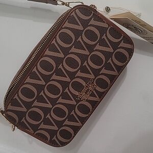 Brand New Valentino Orlando Crossbody/camera bag, double zipper.